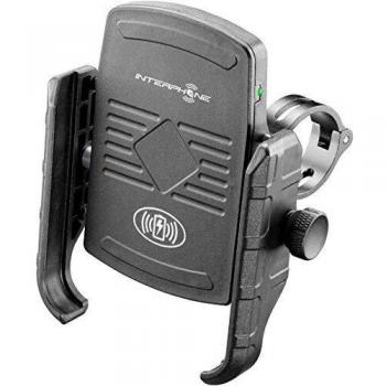 Interphone Cellularline SMMOTOWIRELESS | Soporte Celular Universal para Moto con Carga inalámbrica