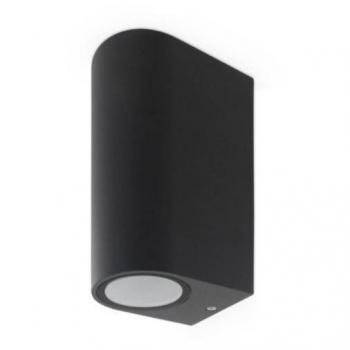 Bañador Pared Intra 2 Luces GU10 35W IP44 Antracita - Diseño Moderno