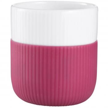 Taza y plato rizado tipo corona para Contrast taza 0, 33l - Raspberry