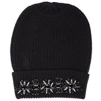 Armani Jeans gorro de mujer de lana sombrero nuevo cuculo negro EU M 924061 6A042 00020