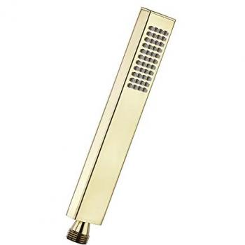 Ducha de Mano Ramon Soler 1 Función Rectangular Oro Cepillado de Latón