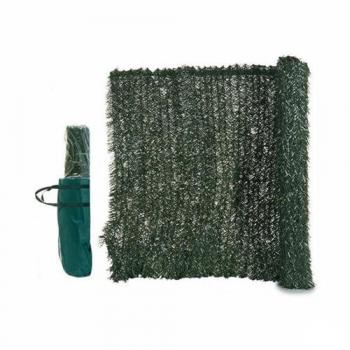 Ibergarden Valla de Jardín Césped 1 x 3 m Verde Plástico (2 Unidades) - Fácil de Instalar
