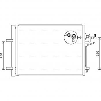 Condensador de aire acondicionado AVA COOLING FD5488D y PRASCO FD5488D, características: diseño compacto, alta eficiencia energética, fácil instalación, compatible con sistemas de refrigeración estándar