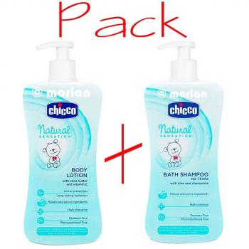 Chicco Cuerpocabello 500ml + Crema Cuerpo 500ml