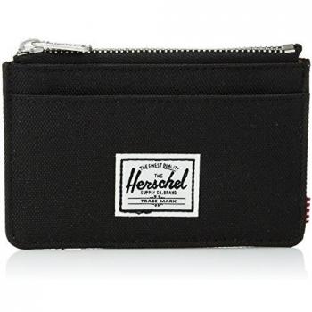 Herschel Oscar Rfid, Cartera Con Cremallera Hombre, Nero