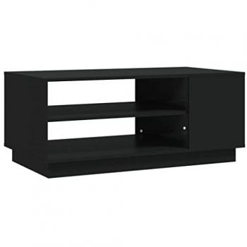 vidaXL Coffee Table Black 102x55x43 cm Engineered Wood