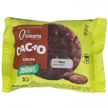 Galletas Digestive Cacao 27g Santiveri