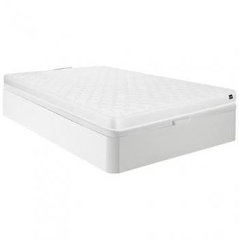 Conjunto Somier Arcón Blanco + Colchón Espuma 15cm - Danae II de YSMÉE 140 x 190 cm