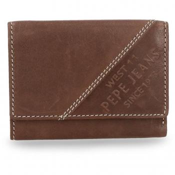 Pepe Jeans Heat Monedero, 10 cm, 0.07 Litros, Marrón
