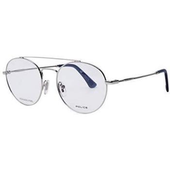 Police VPL728510579 Gafas, Shiny Full Palladium, 51/18/140 para Hombre