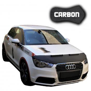 Black Bull Protector de Capo para Audi A1 8X CARBON Protectores Capot Coche máscara Tuning NUEVO