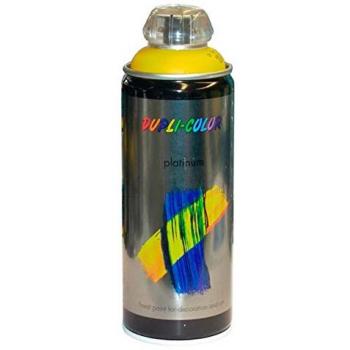 Duplicolor 719479 Platinum Spray, Color Amarillo tráfico Mate, 400 ml