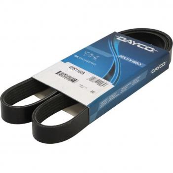 Correa acanalada en V DAYCO 6PK1100S, longitud de 1100 mm, tipo de correa: V-ribbed belt, fabricada por DAYCO, adecuada para sistemas de transmisión en vehículos