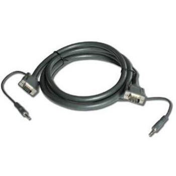 Kramer VGA (M) to VGA (M) with 3.5mm Stereo Audio Cable