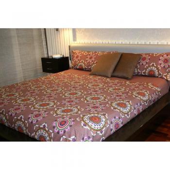 Juego de sábanas estampado Mandala
