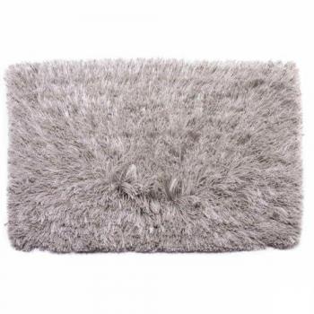 Alfombra Gris Algodón Poliéster 50 x 2 x 80 cm (6 Unidades)