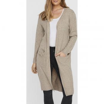 Cardigan básico largo de mujer