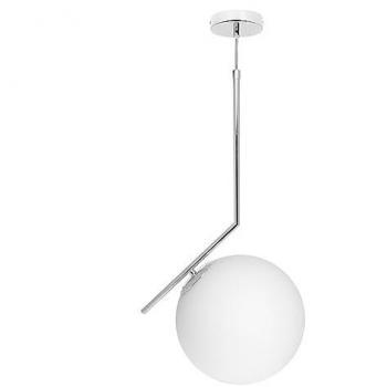 Lámpara Colgante Aimee 1xE27 Aluminio Regulable Diámetro 32cm Cromo