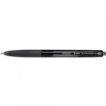 Bolígrafo retráctil Pilot Super Grip G, punta XB 0,6 mm, color negro