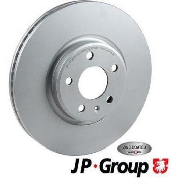 Disco de freno JP GROUP 1163108600 con características de alta calidad, fabricado en materiales duraderos, diseñado para un rendimiento óptimo en vehículos, incluye ranuras para mejorar la evacuación del agua y reducir el riesgo de aqu