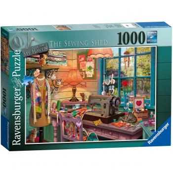Ravensburger My Haven No 4. The Sewing Shed 1000pc Jigsaw Puzzle