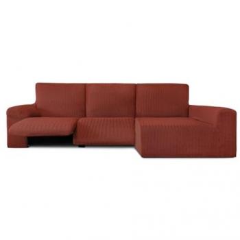 Funda para Chaise Longue de Brazo Largo Derecho Eysa JAZ Rojo Oscuro 180 x 120 x 360 cm