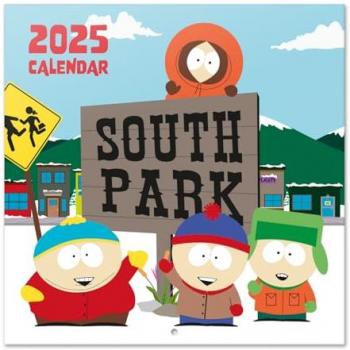 Calendario 2025 30x30 South Park - Calendario de pared, planificador mensual con espacio para anotar e ilustraciones multicolor
