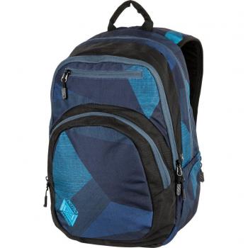 Nitro Rucksack Stash Pack Mochila, Unisex, Fragments Azul, 49 cm