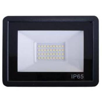 Proyector LED Exterior IP65 30W 2250lm 6400K Aluminio Negro TUMUT