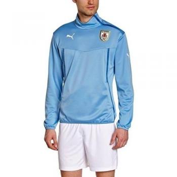 PUMA URUGUAY 1/4 ZIP - Camiseta, color azul, talla XXL