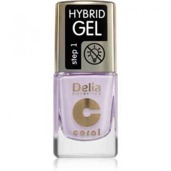 Delia Cosmetics Coral Hybrid Gel Nail Polish without UV/LED Sealing Shade 115 11 ml