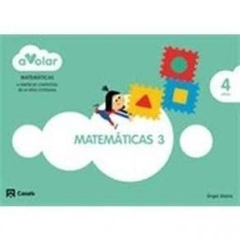 Matemáticas 3. 4 años. ¡A volar! - 9788421855621