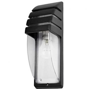 Aplique Exterior negro modelo ELNATH Aluminio Ip44 35 CM Fabrilamp
