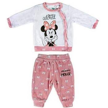 Artesania Cerda Conjunto 2 Piezas Velour Minnie Ropa, Rosa