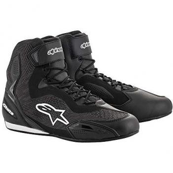 Alpinestars Faster-3 Rideknit Motorcycle Shoes - Black/Grey