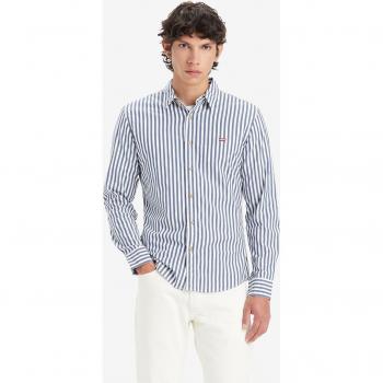 Camisa Battery azul Levi's - Estilo clásico de hombre con manga larga
