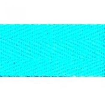 Products From Abroad 100% Cotton Twill Tape 5/8 X55yd-Turquoise, algodón, Azul