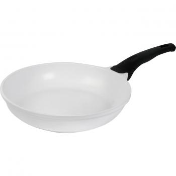 Crealys 507735 - Sartén de aluminio fundido antiadherente, diámetro de 20 cm, color blanco
