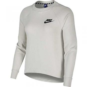 NIKE 885367 - Sudadera con Capucha para Mujer, Mujer, Sudadera con Capucha, 885367, Blanco / Negro, S