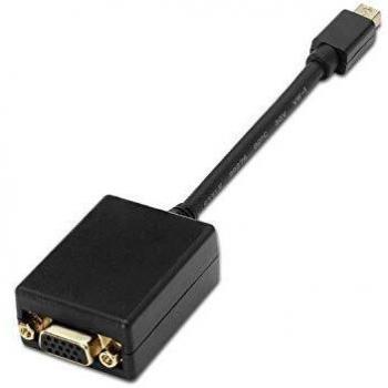 AISENS A125-0135 - Conversor Mini DP a SVGA DE 15 cm, Color Negro