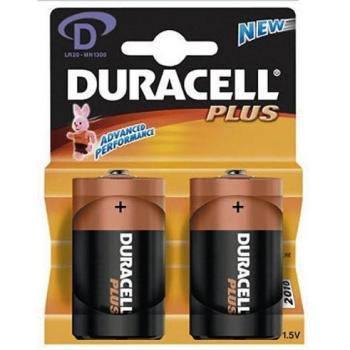Duracell D Plus, 2 unidades