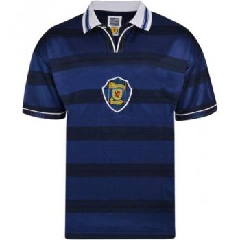 Scotland 1998 World Cup Finals Retro Football Jersey - Navy - Men's Medium