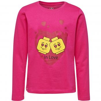 LEGO Wear Girl - Cm-50126 Langarmshirt, Camisa Manga Larga Niñas, Rosa