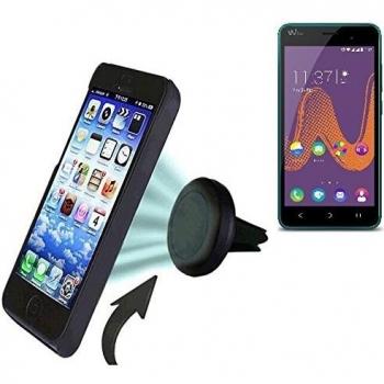 Coche universal del teléfono móvil / GPS / navegación titular del dispositivo por ejemplo, para Wiko k-kool ventilación Holder soporte de rejilla soporte para teléfono magnética Wiko k-kool Mini Car Air Vent titular Smartphone magnético. Fácil de 