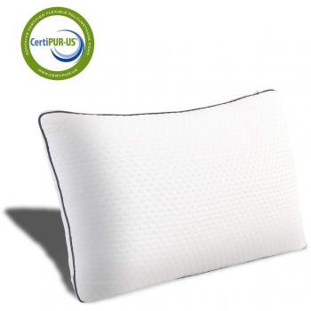 BedStory Almohada Viscoelástica 42x70 cm, Fresca y Cálida Reversible, Espuma con Memoria Altura Ajustable con Funda Hipoalergénica Respirable para Dormir sin Dolores Cervicales