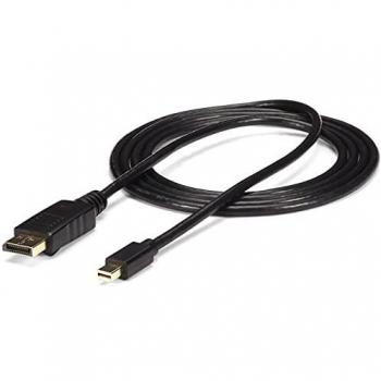 StarTech.com Cable de 1,8m Mini DisplayPort a DisplayPort 1.2, Cable Adaptador Mini DisplayPort a DisplayPort 4K x 2K UHD, Cable para Monitor Mini DP a DP, Blanco