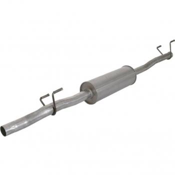 Silenciador central e intermedio ASMET 02.059, compatible con sistemas de escape de vehículos, fabricado en acero inoxidable, diseño de alta resistencia a la corrosión, fácil instalación y ajuste preciso para un rendimiento óptimo del motor