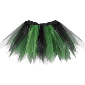 Partilandia Tutú Bicolor Negro Verde Infantil