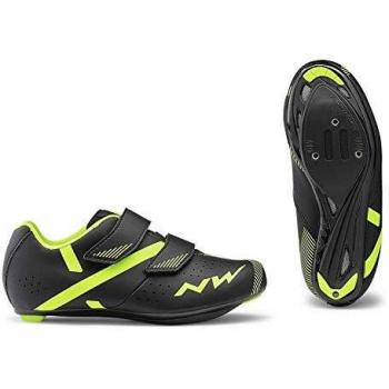 NORTHWAVE Sapatos EST NW Torpedo 2 Junior, Zapatillas, Black/Yelllow, 35 EU