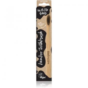Cepillo de diente de bambú adulto suave The Eco Gang - Blanco, cepillo dental suave para adultos, 1 unidad